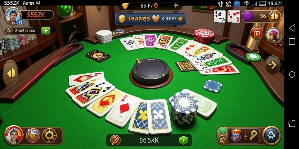 Tampilan gameplay yang seru dalam permainan Gaple.
