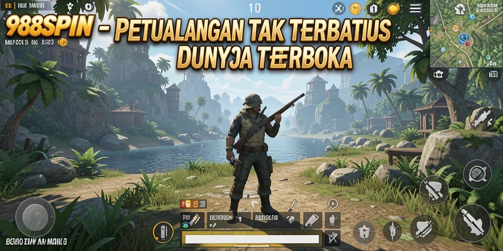 Gameplay 988SPIN menampilkan eksplorasi dunia terbuka yang mendalam dan interaktif.