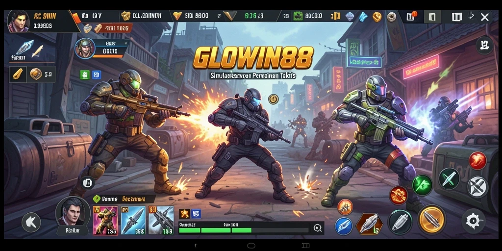 Gameplay seru dan interaktif GLOWIN88 di dunia simulasi.
